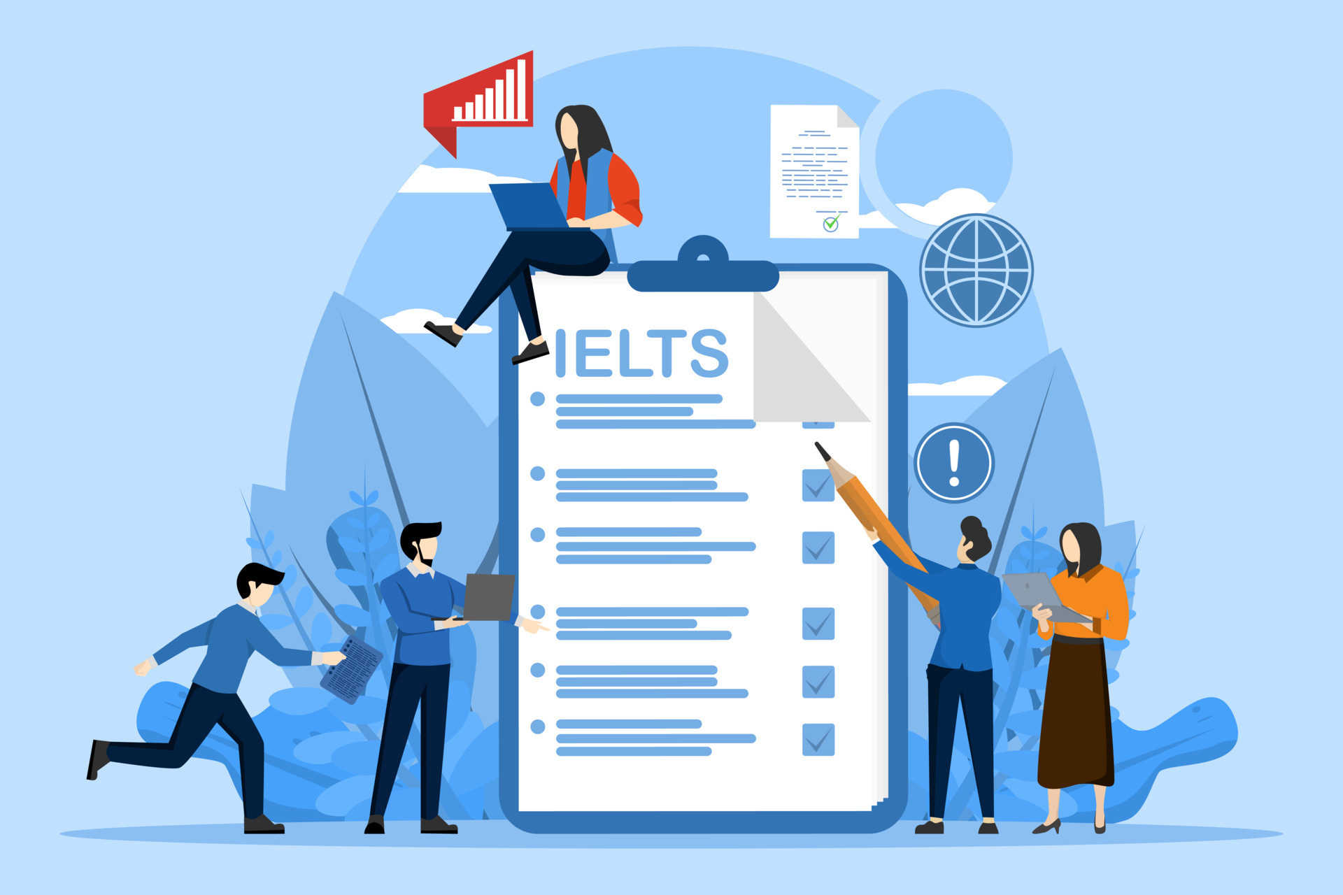 Ảnh nền đường dẫn điều hướng của bài viết Thi IELTS ở đâu? Giải đáp thắc mắc liên quan đến kỳ thi IELTS