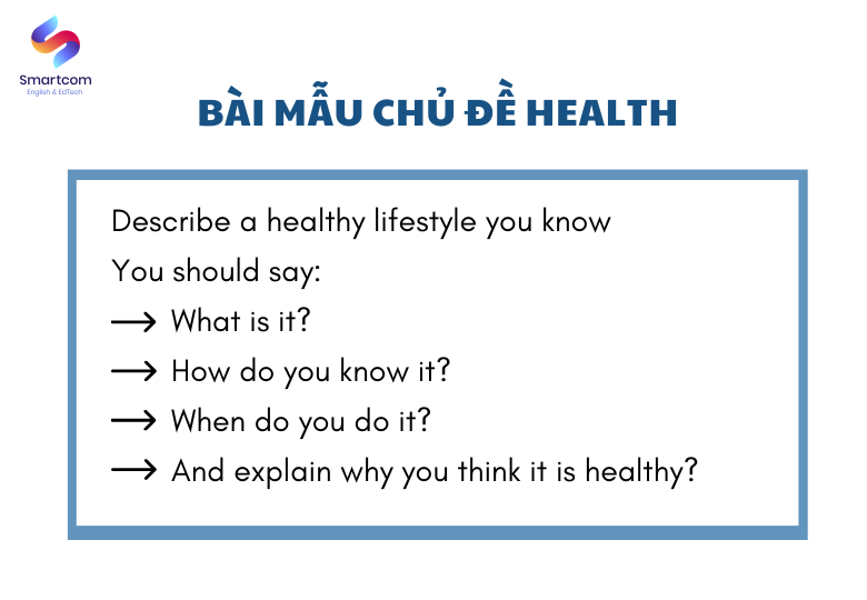 Bài mẫu chủ đề Health