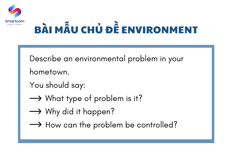 Bài mẫu chủ đề Environment