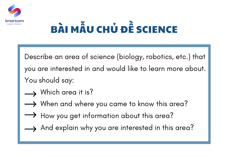 Bài mẫu chủ đề Science