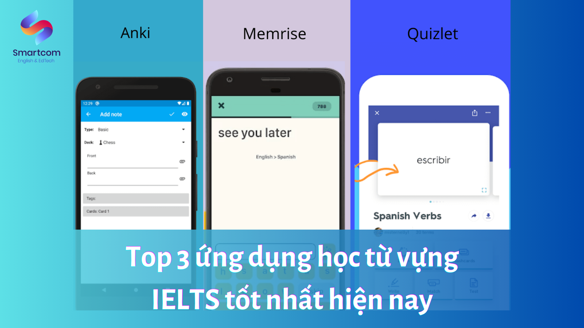 Top 3 ứng dụng học từ vựng IELTS tốt nhất hiện nay