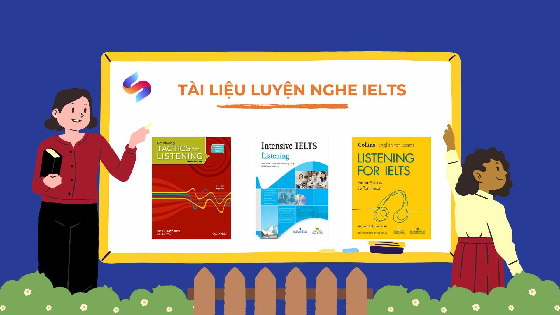 Ảnh nền đường dẫn điều hướng của bài viết Tài liệu luyện Nghe IELTS theo lộ trình 0-6.0+ IETLS