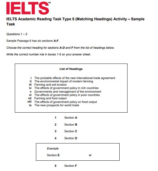 matching-headings-ielts-reading-smartcom-english