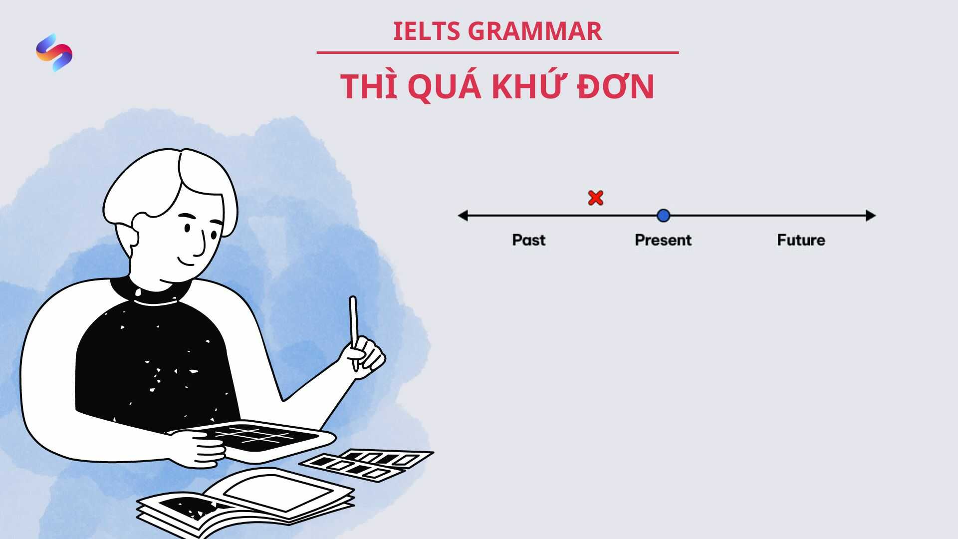 Ảnh nền đường dẫn điều hướng của bài viết Thì quá khứ đơn trong ngữ pháp IELTS