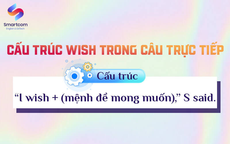 cấu trúc wish trong câu trực tiếp
