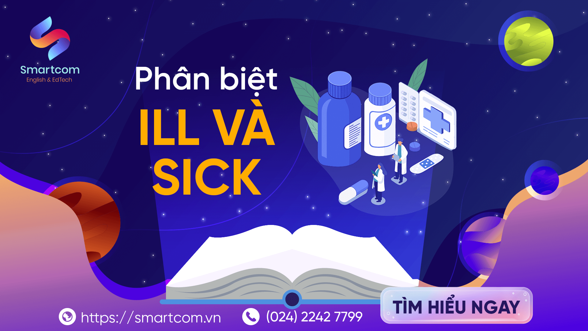 Phân Biệt Ill và Sick