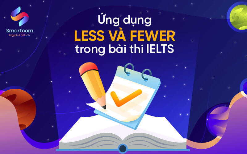 ứng dụng less và fewer trong bài thi ielts