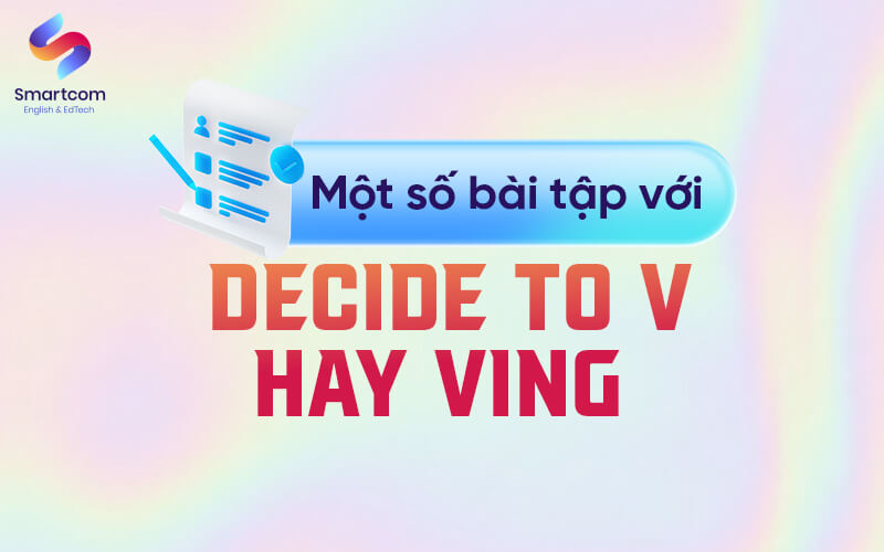 bài tập ứng dụng decide