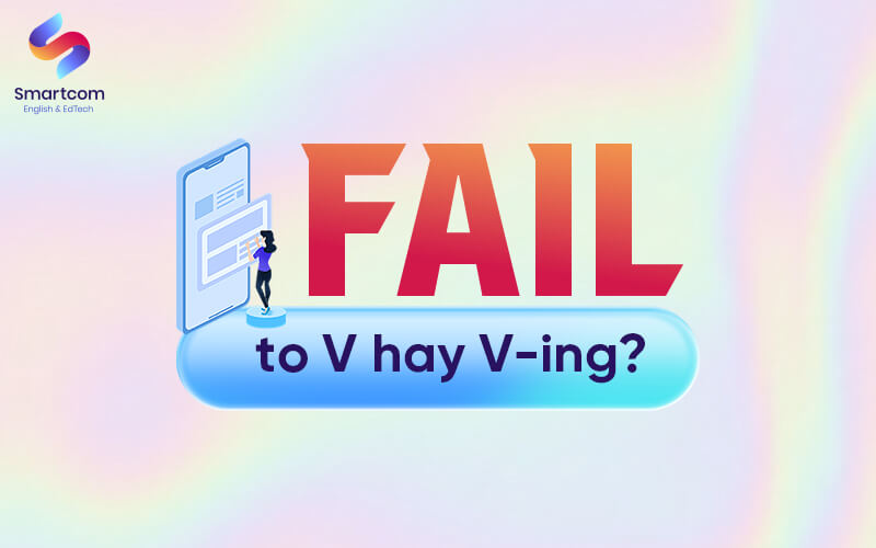 fail to v or ving