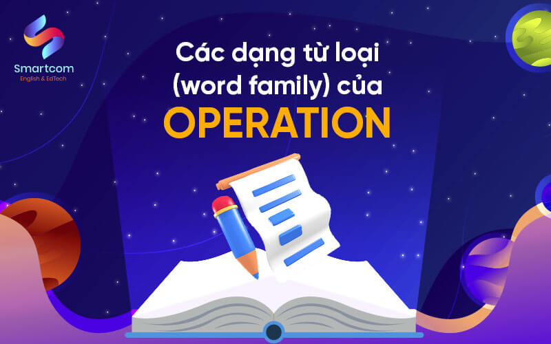 các dạng từ loại của operation