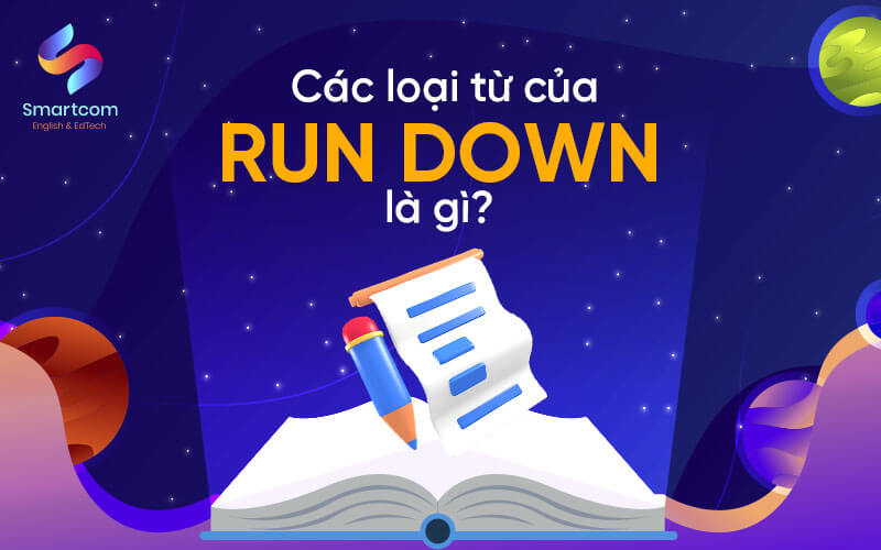 các loại từ của run down