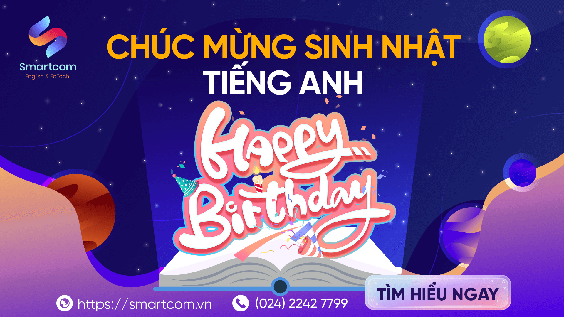 Lời chúc mừng sinh nhật bằng tiếng Anh
