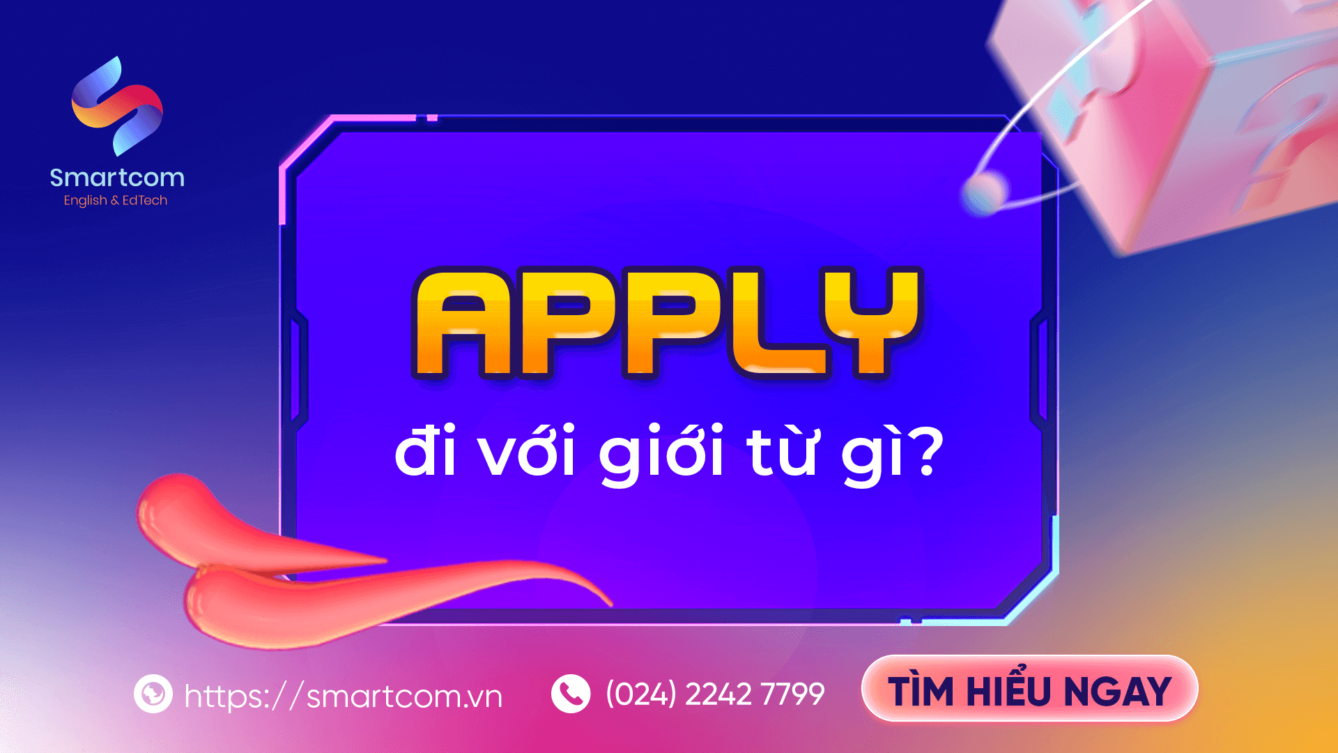 Apply đi với giới từ gì?