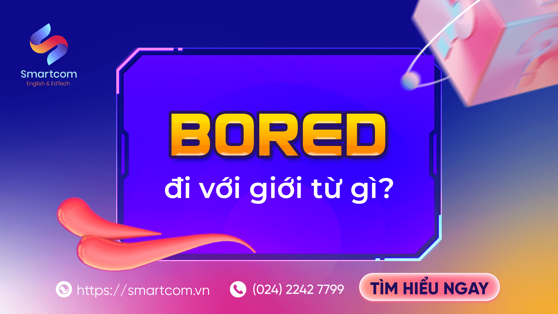 Bored đi với giới từ gì?
