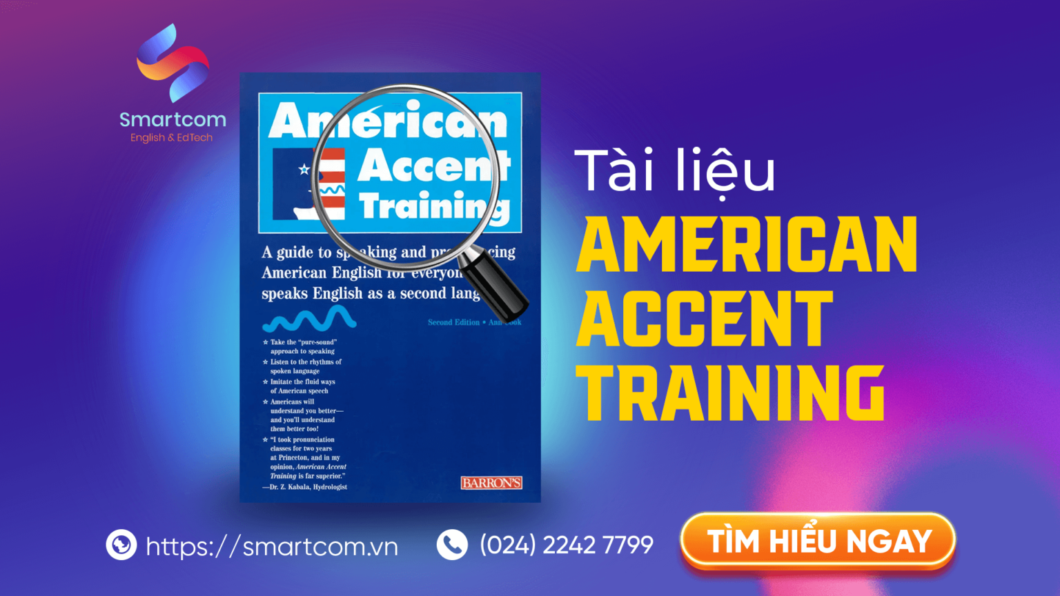American Accent Training PDF kèm Audio để tải