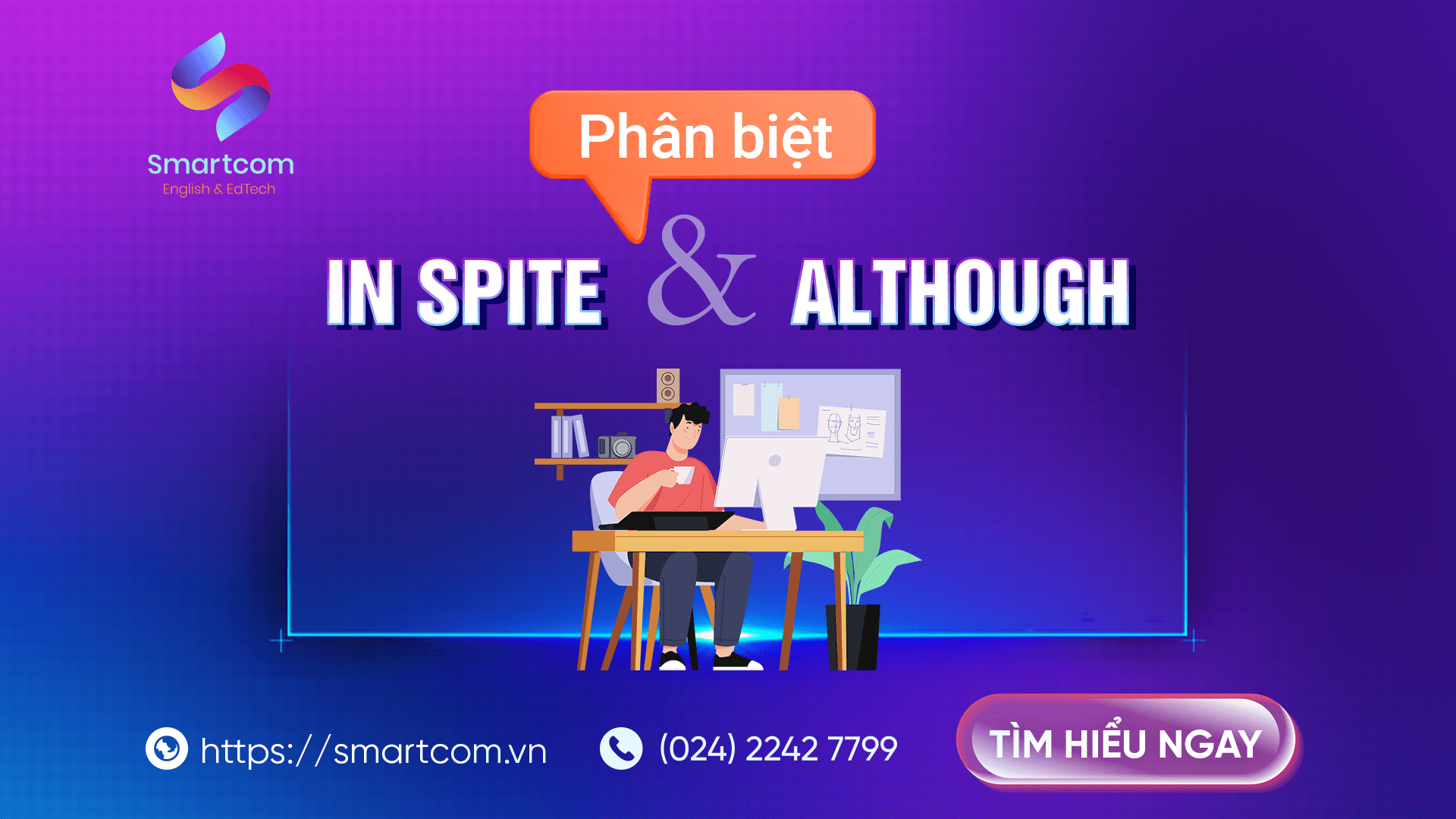 Phân biệt In spite of và Although