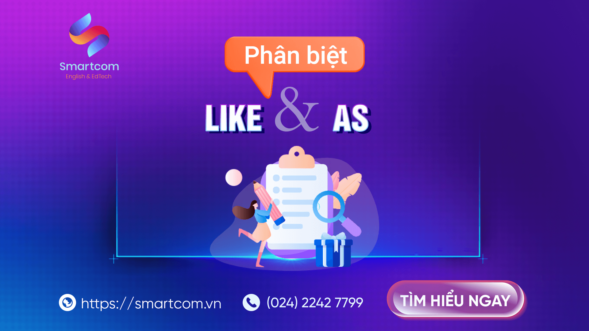 Phân biệt like với as