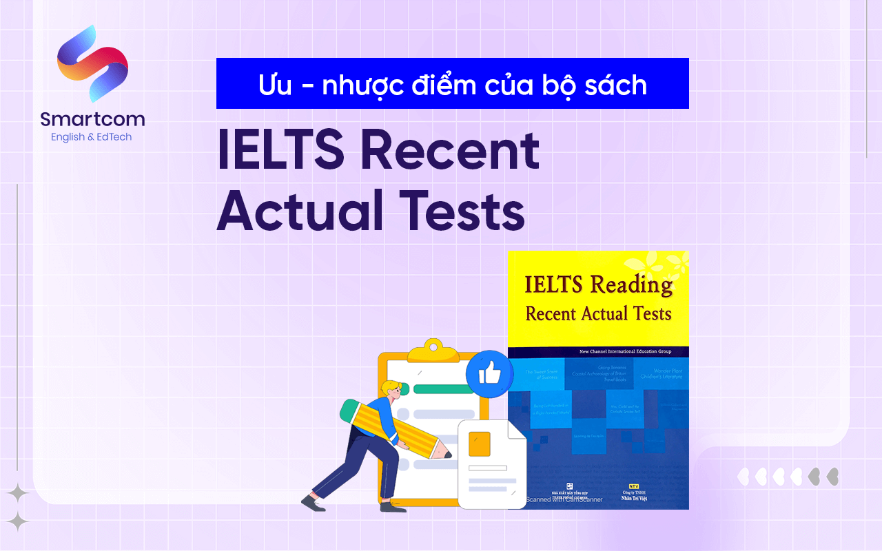 ưu nhược điểm sách ielts recent actual tests