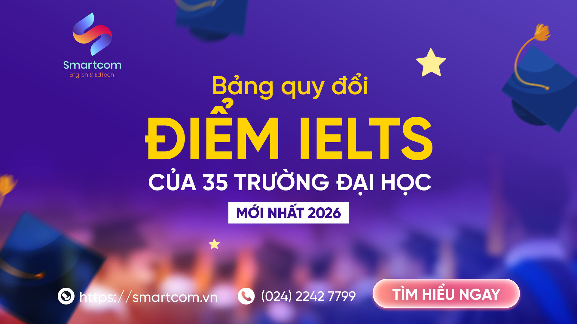 Quy đổi điểm IELTS Đại học
