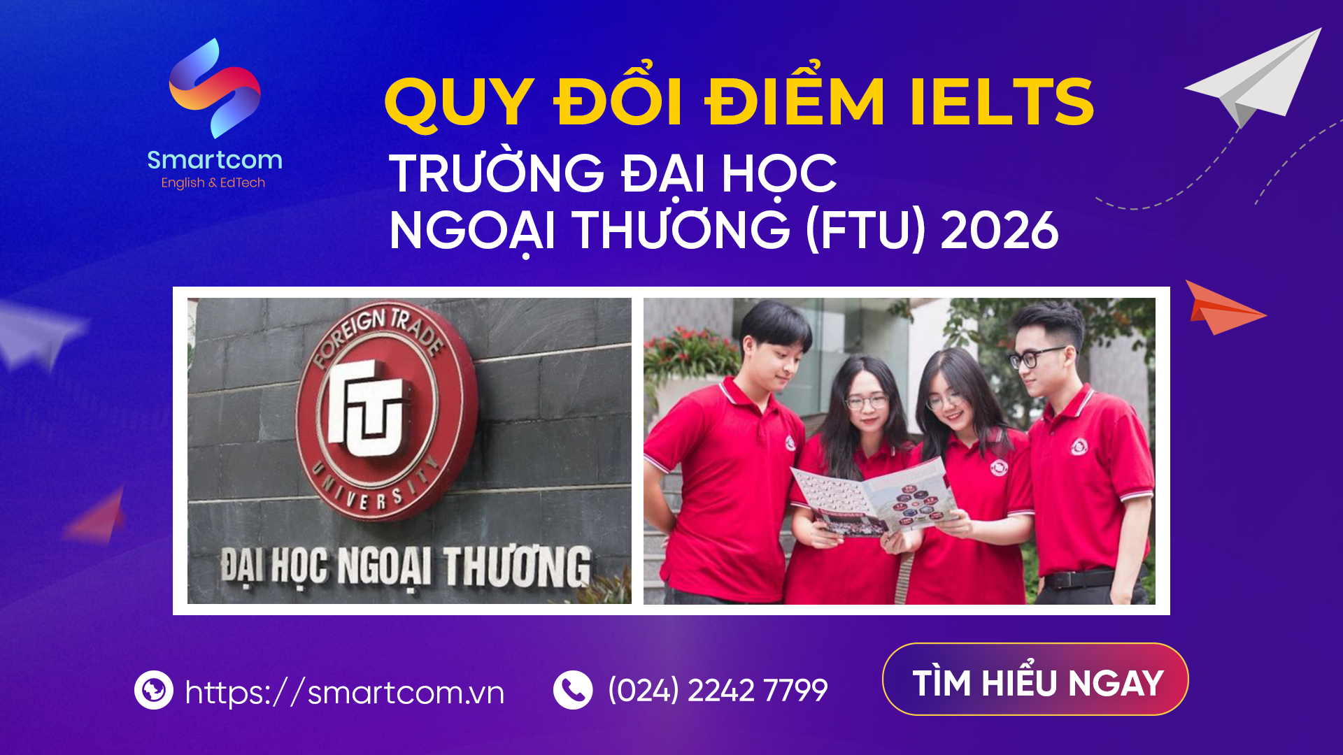Quy đổi điểm IELTS FTU
