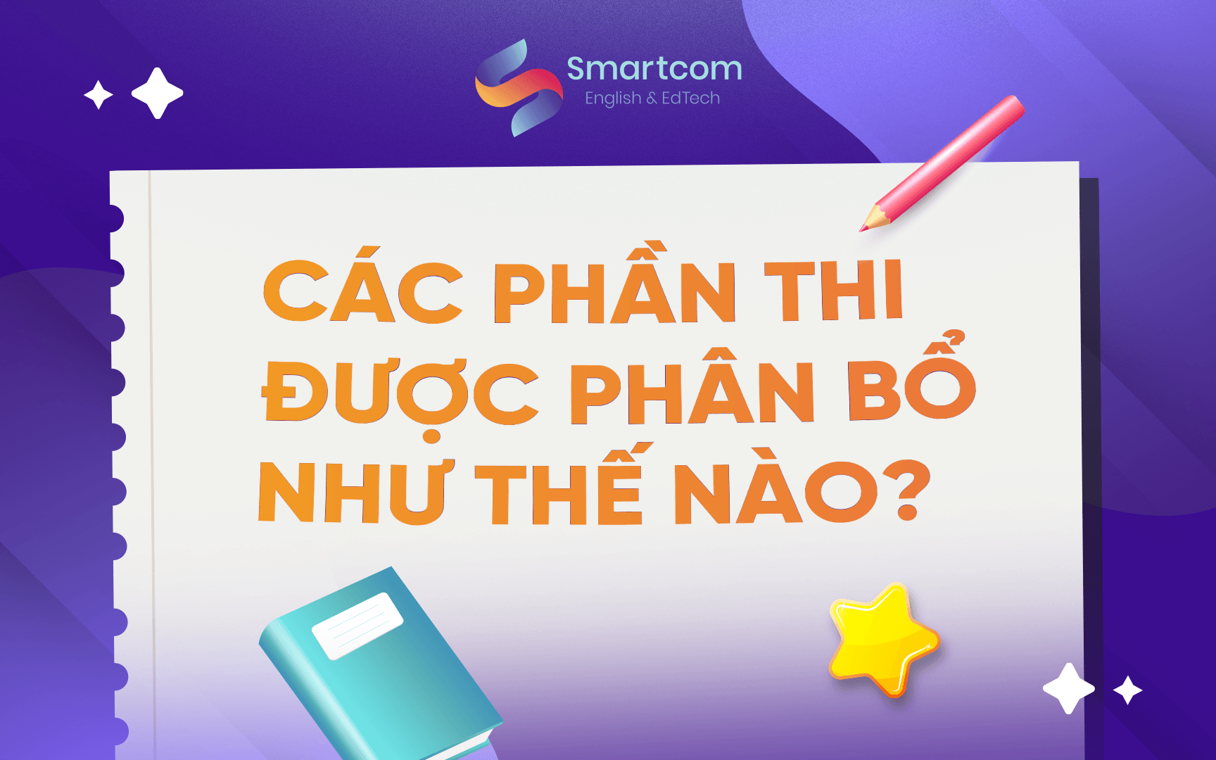 các phần thi được phân bổ như thế nào các phần thi được phân bổ như thế nào