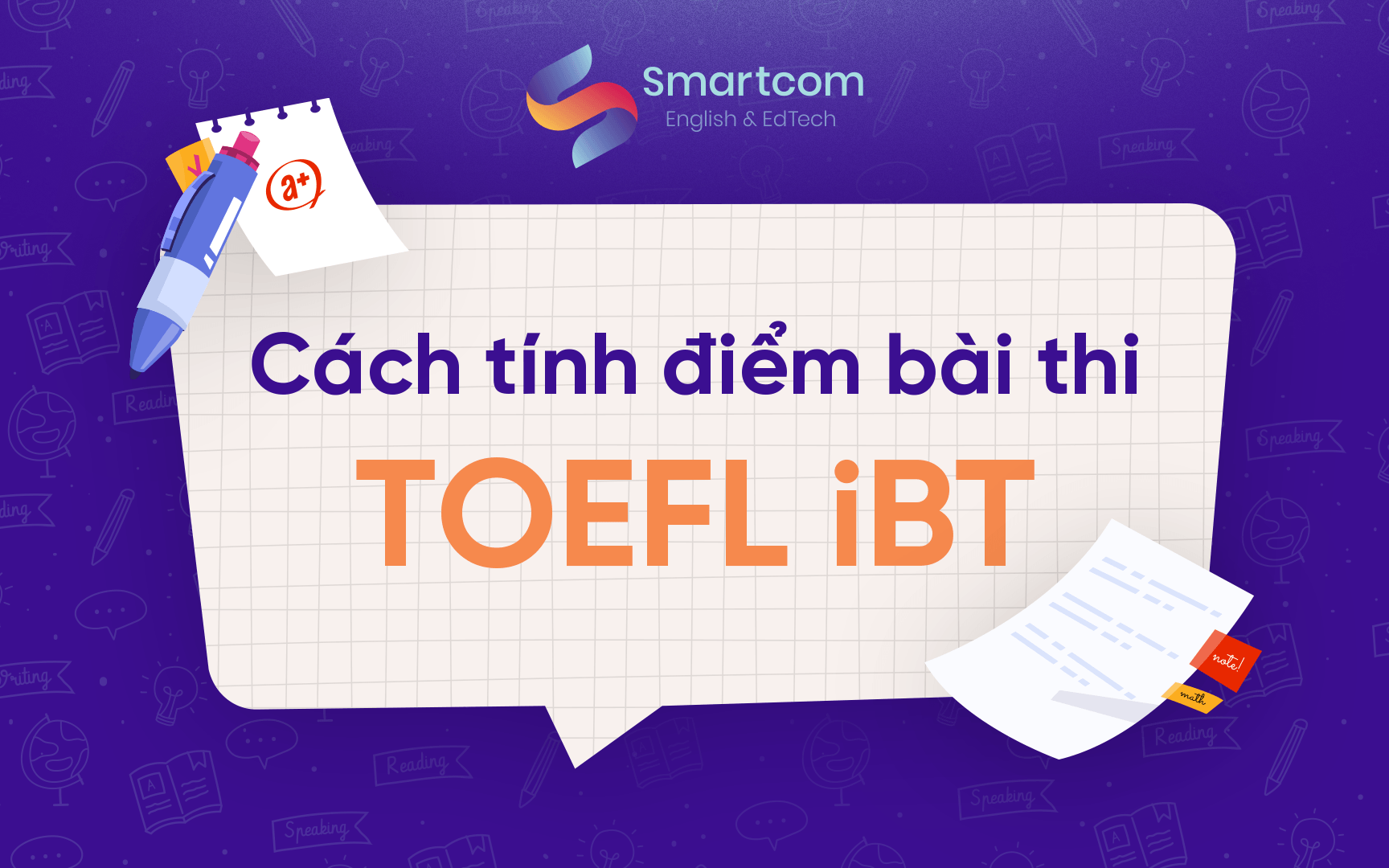 cách tính điểm bài thi toefl ibt
