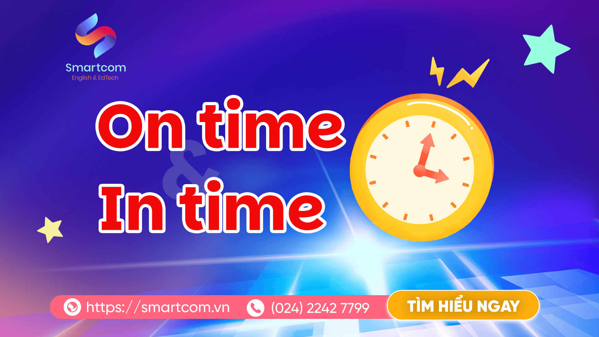 “On time” và “In time”