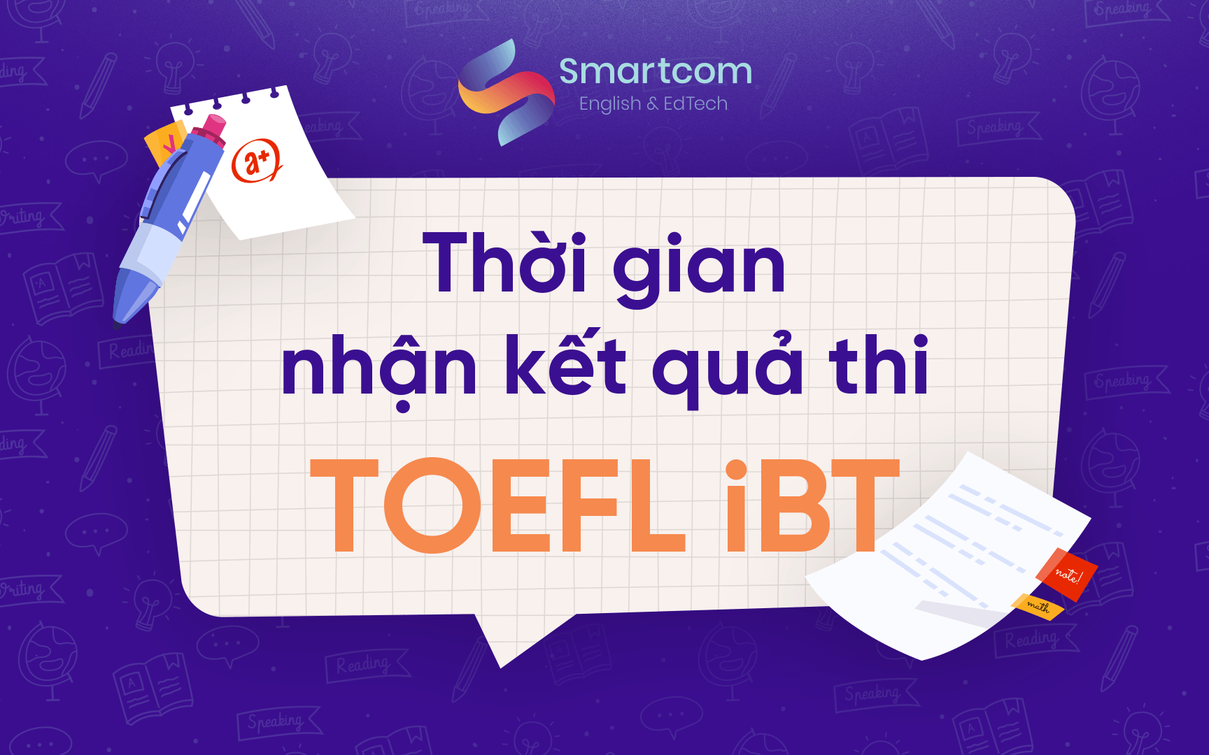 thời gian nhận kết quả thi toefl ibt