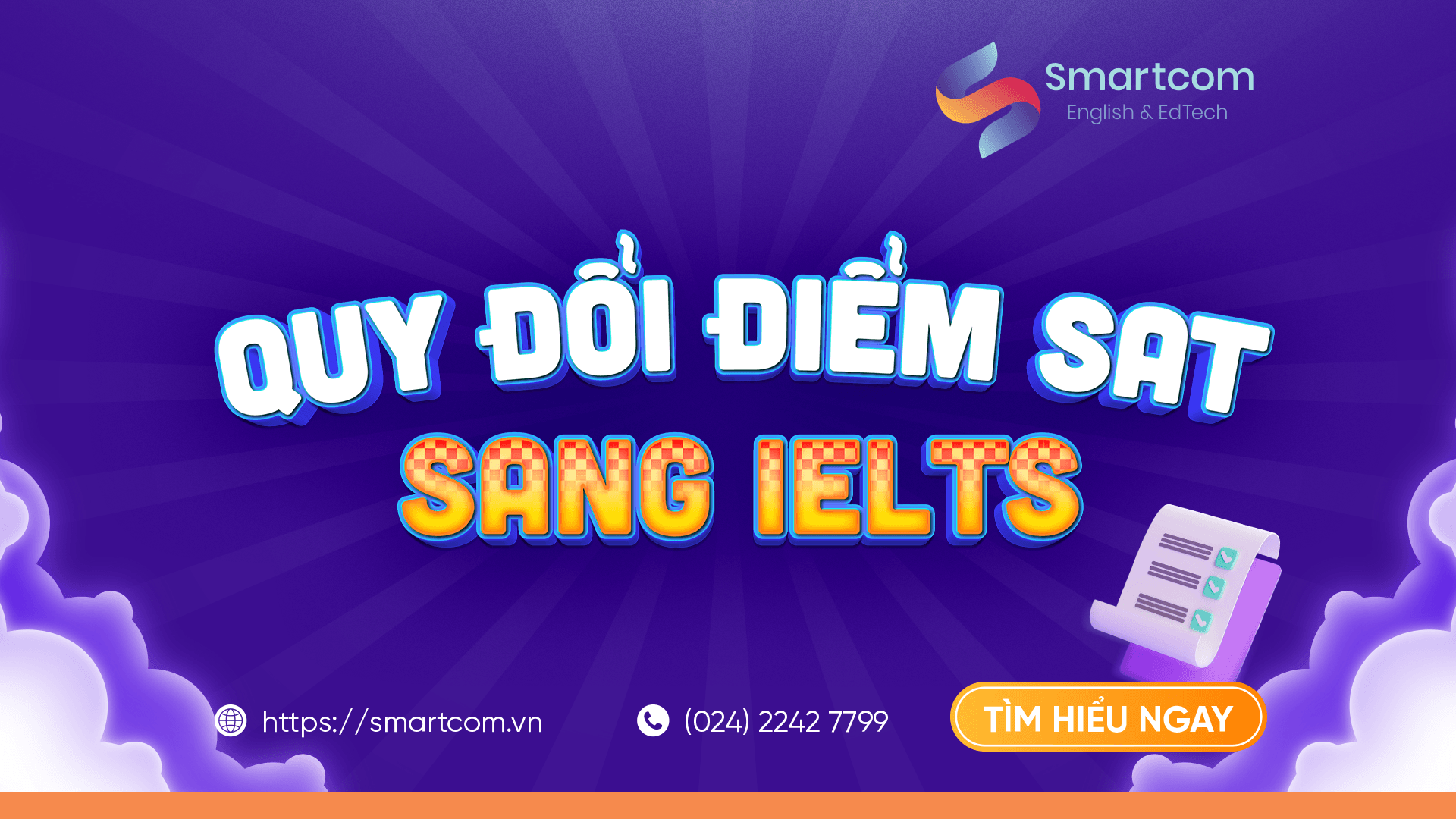 Quy đổi điểm SAT sang IELTS