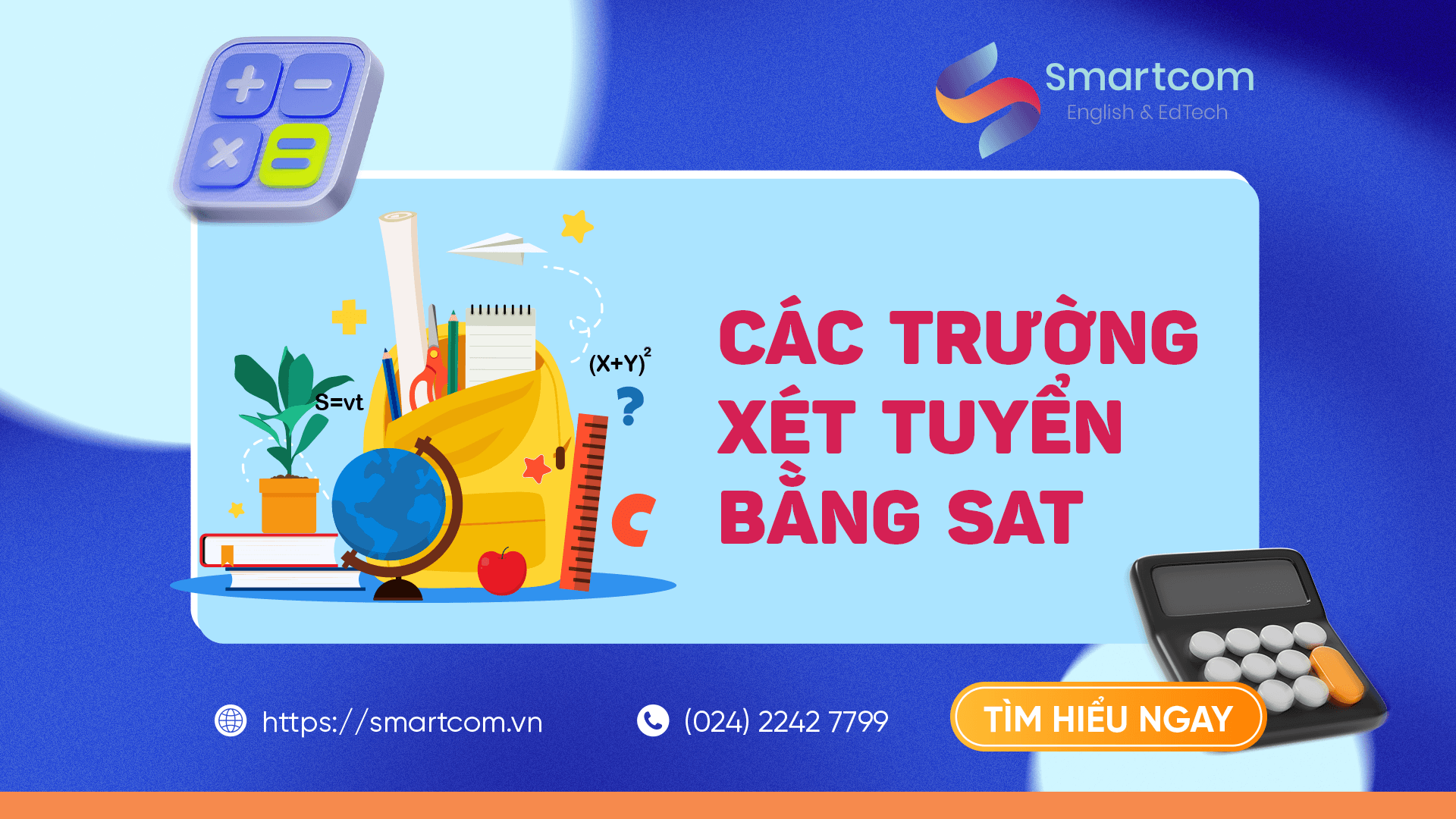 Các trường xét tuyển bằng SAT