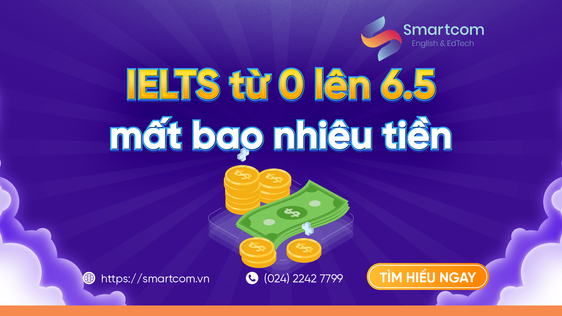 Học IELTS từ 0 Lên 6.5 mất bao nhiêu tiền?