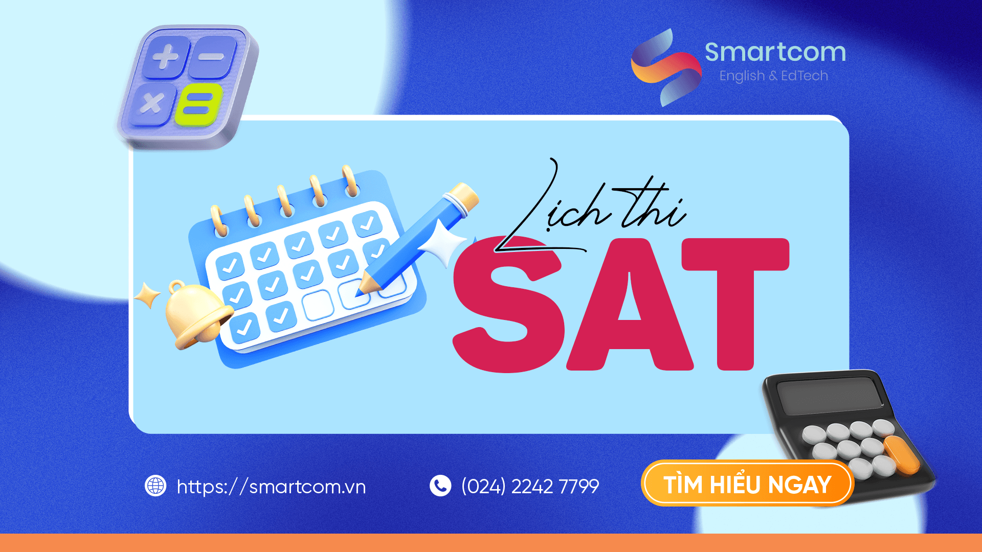 Lịch thi SAT 2026 – 2027