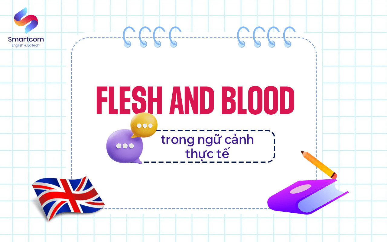 flesh and blood trong ngữ cảnh thực tế