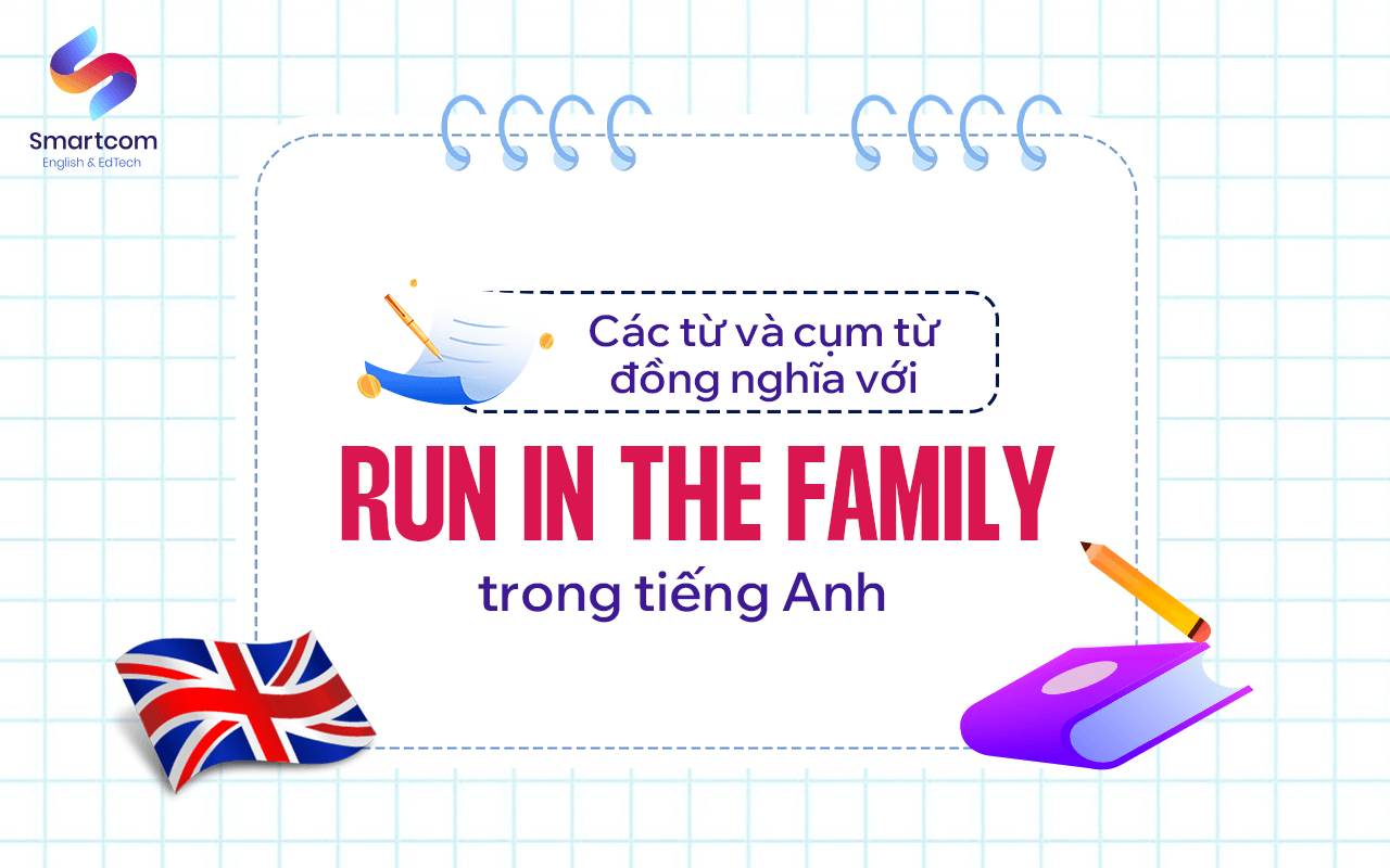 từ và cụm từ đồng nghĩa với run in the family