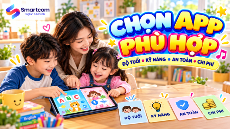 App học tiếng Anh cho trẻ em