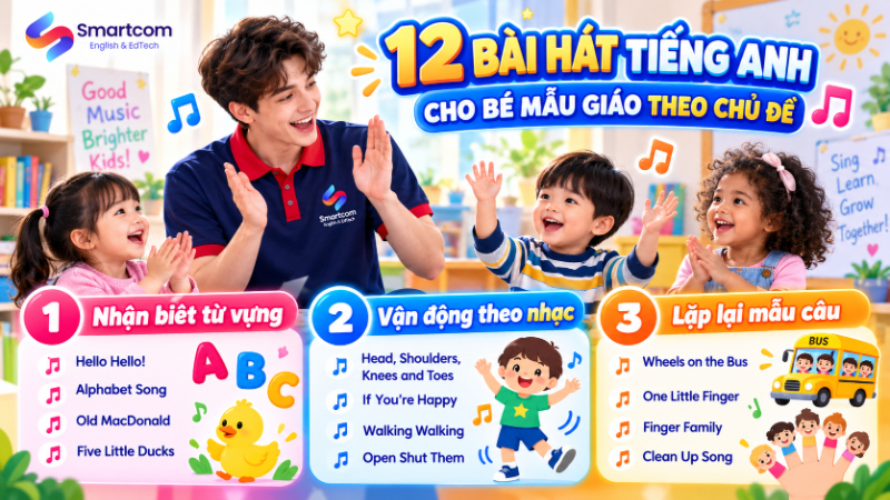 Bai Hat Tieng Anh Cho Tre Em Mau Giao (5) Bài hát tiếng Anh cho trẻ em mẫu giáo