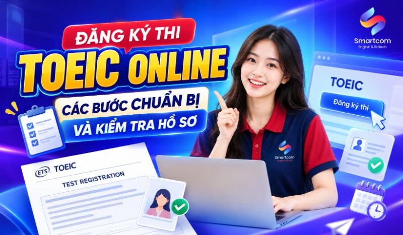 Đăng ký thi TOEIC online : Các bước chuẩn bị và kiểm tra hồ sơ