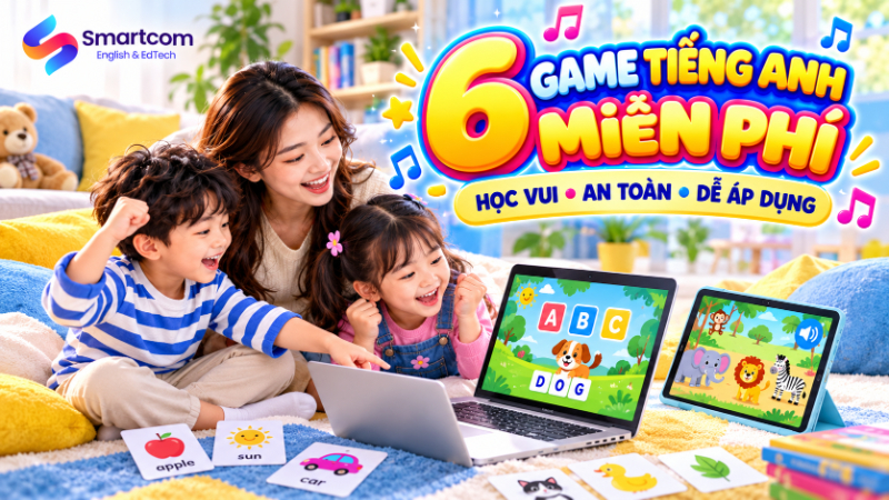 Game học tiếng Anh cho trẻ em miễn phí: Những trò chơi bổ ích và an toàn