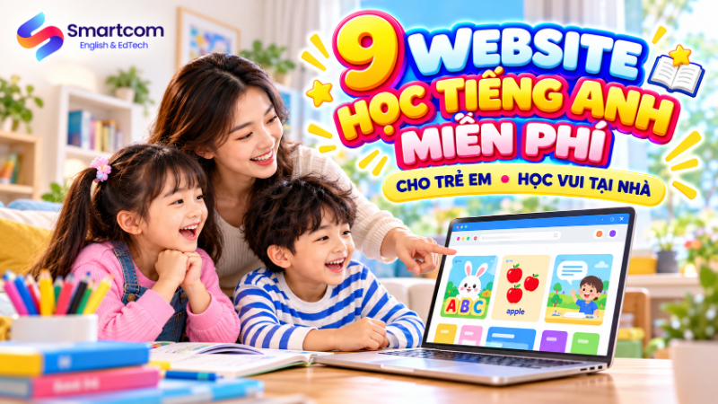 9 trang web học tiếng Anh miễn phí cho trẻ em theo từng kỹ năng