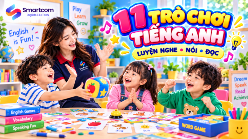 Trò chơi tiếng Anh cho trẻ em: 11 gợi ý luyện nghe, nói, đọc