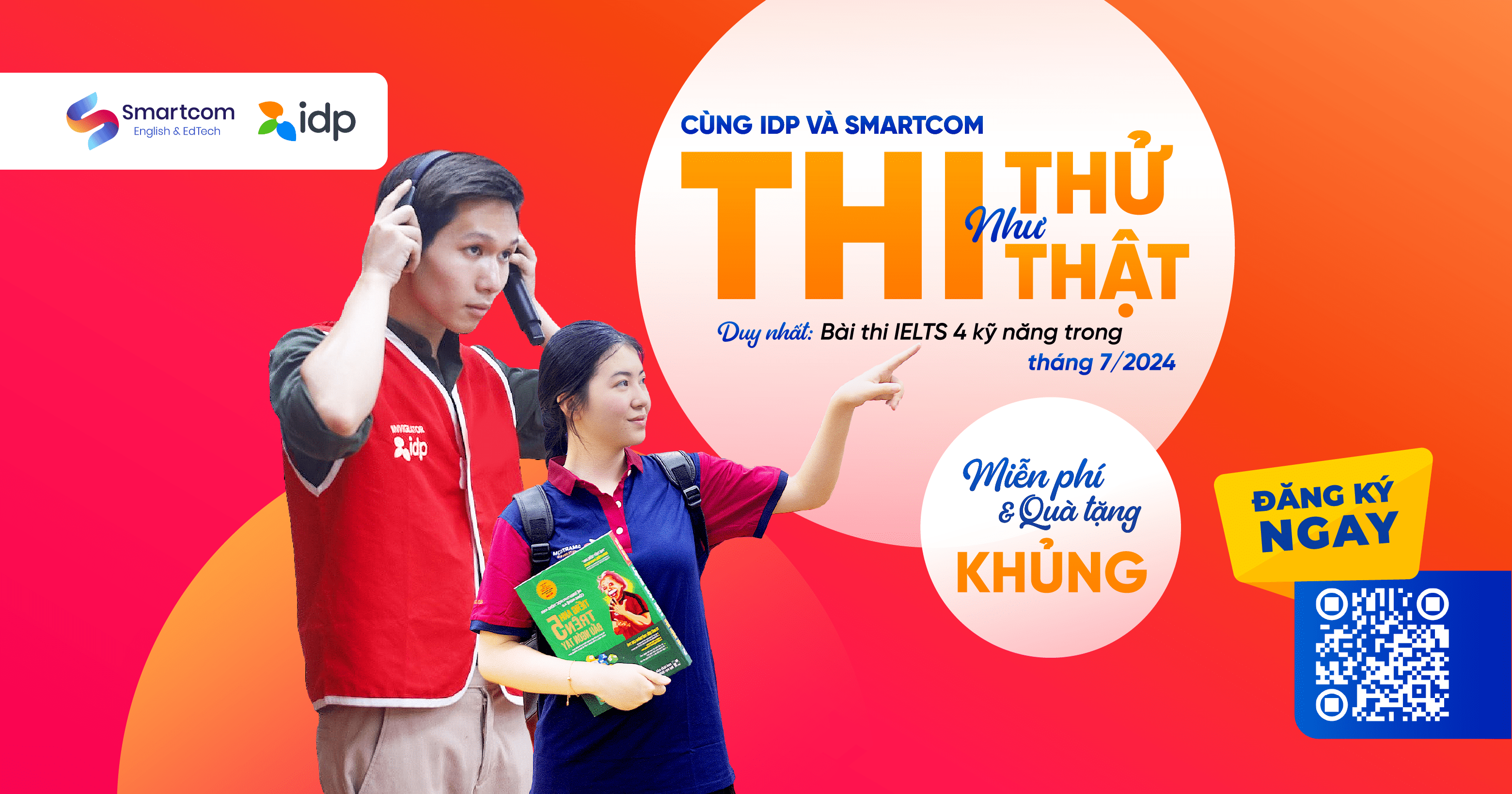 Ảnh nền đường dẫn điều hướng của bài viết Thi thử IELTS cùng Smartcom và IDP tháng 7 năm 2024 (Miễn phí)