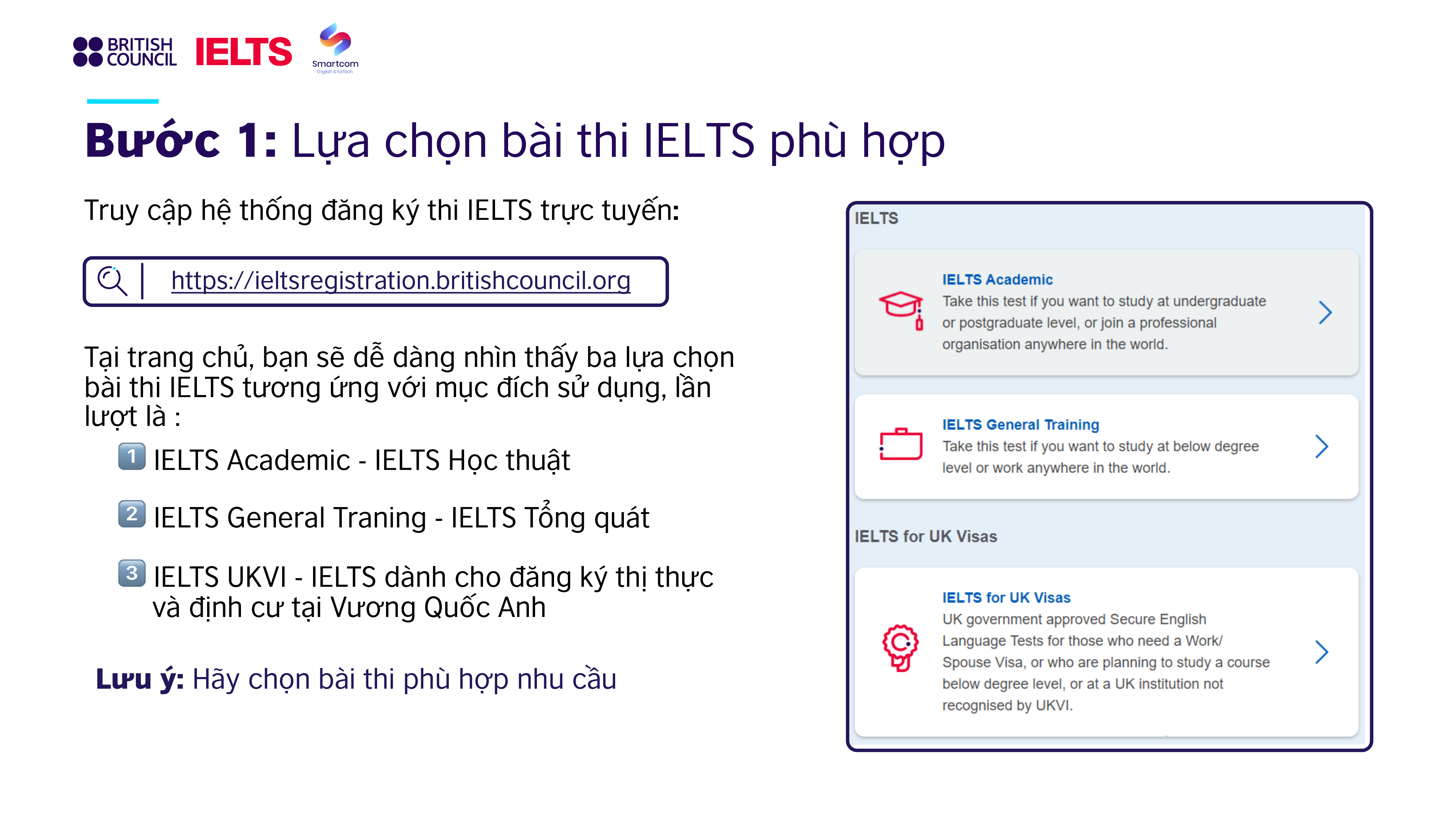 buoc-1-lua-chon-bai-thi-ielts