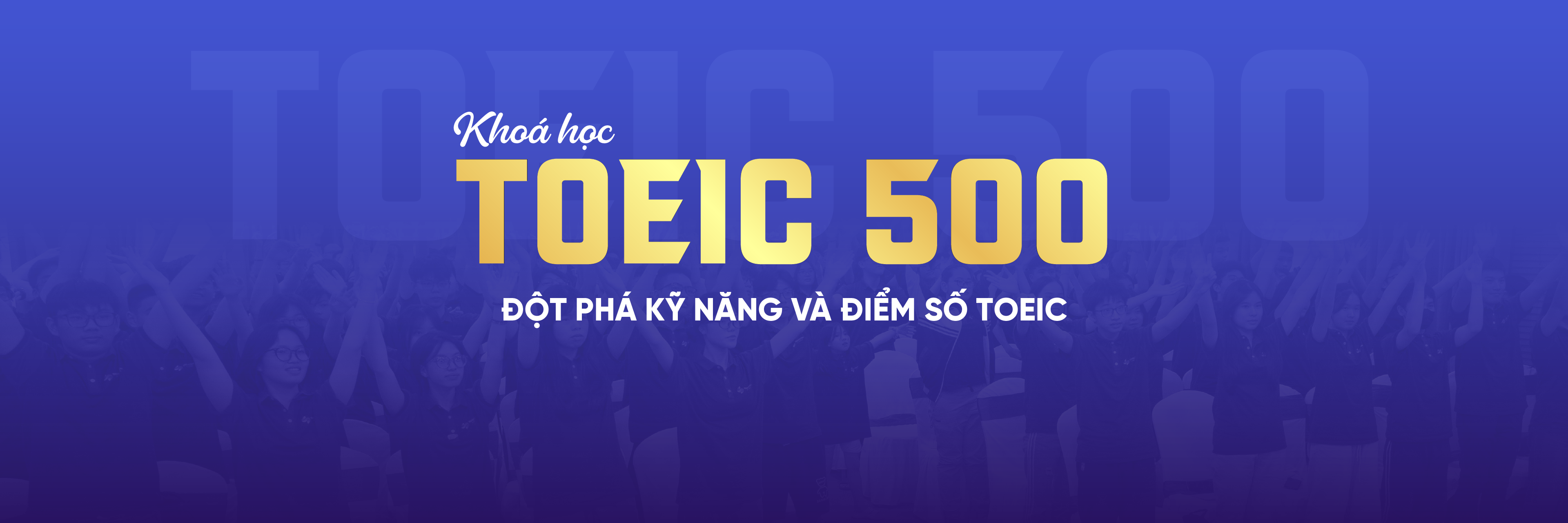 Ảnh nền đường dẫn điều hướng của bài viết Khóa học TOEIC 500: Đột phá kỹ năng và điểm số TOEIC