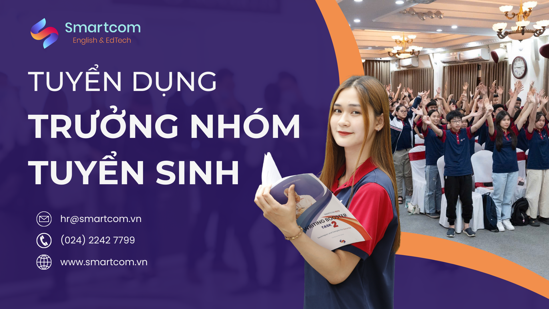 Ảnh nền đường dẫn điều hướng của bài viết Tuyển Dụng Trưởng Nhóm Tư Vấn Tuyển Sinh