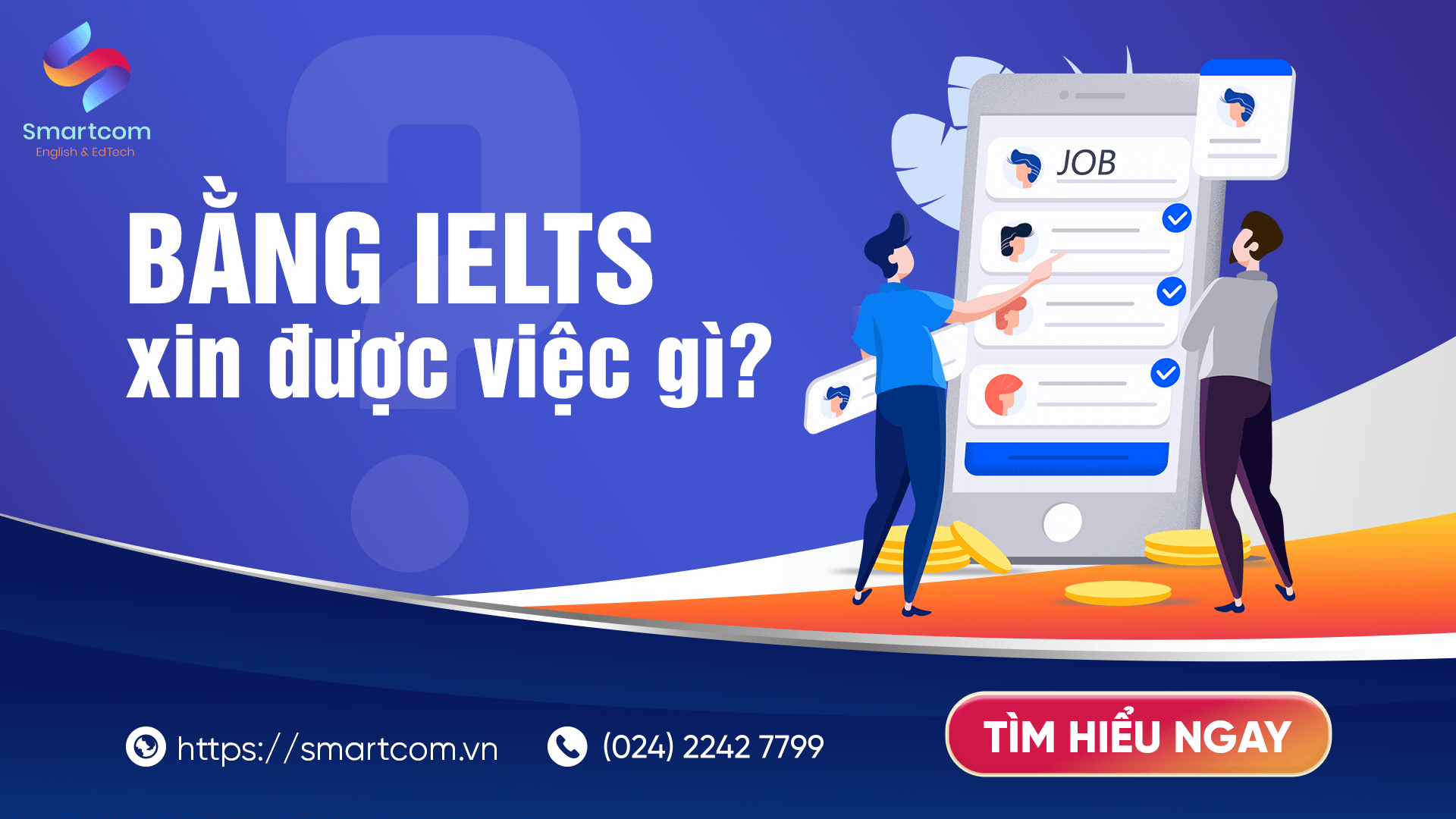 Ảnh nền đường dẫn điều hướng của bài viết Bằng IELTS Xin Được Việc Gì