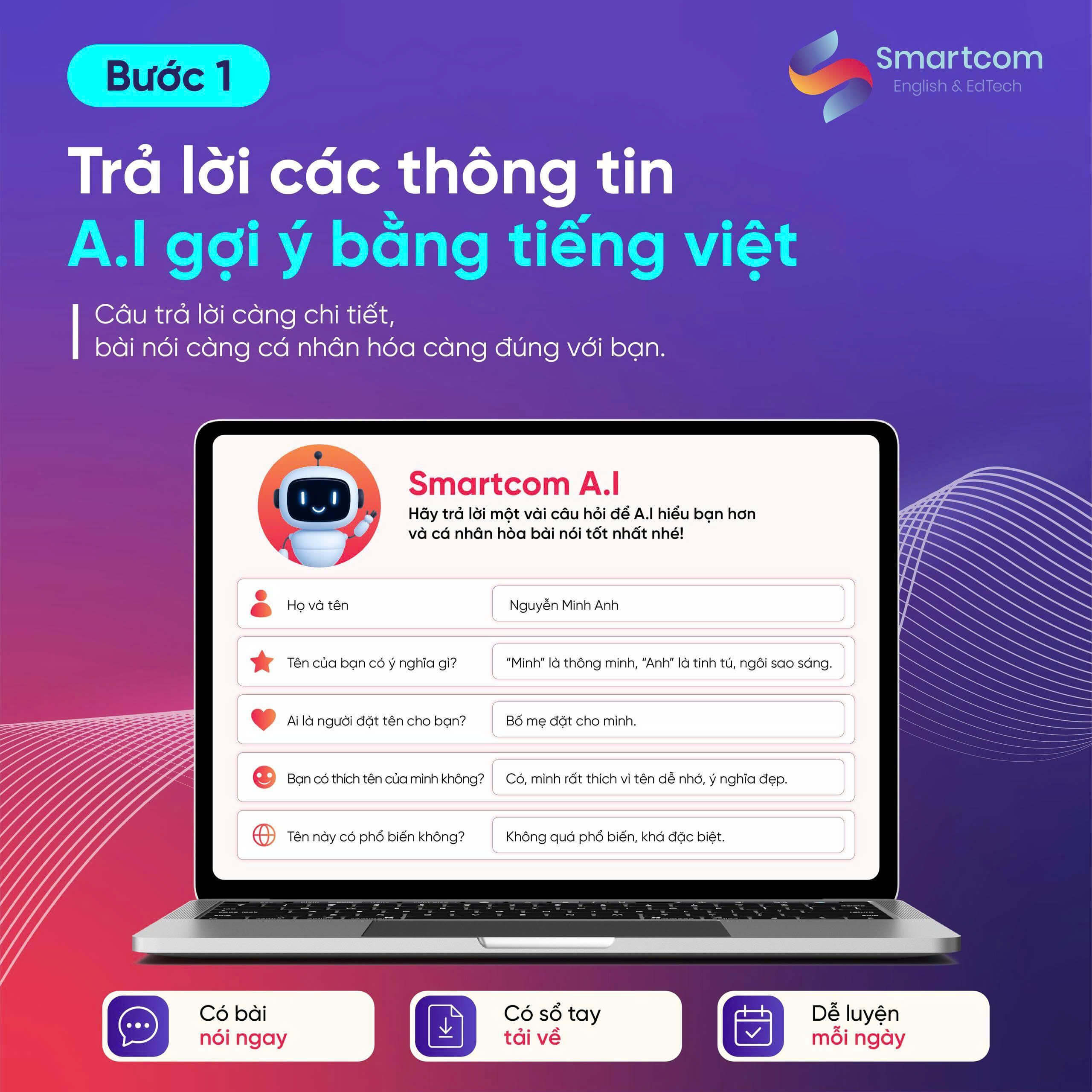 bước 1 ielts speaking