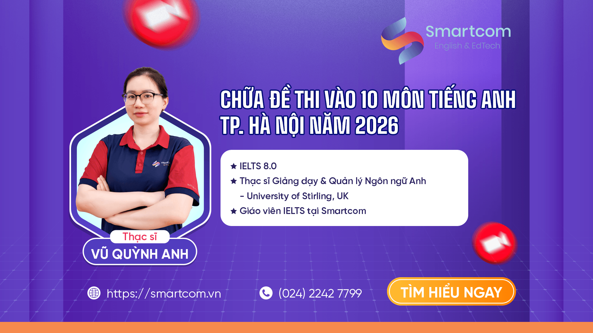Đề thi vào 10 môn tiếng Anh Hà Nội 2026