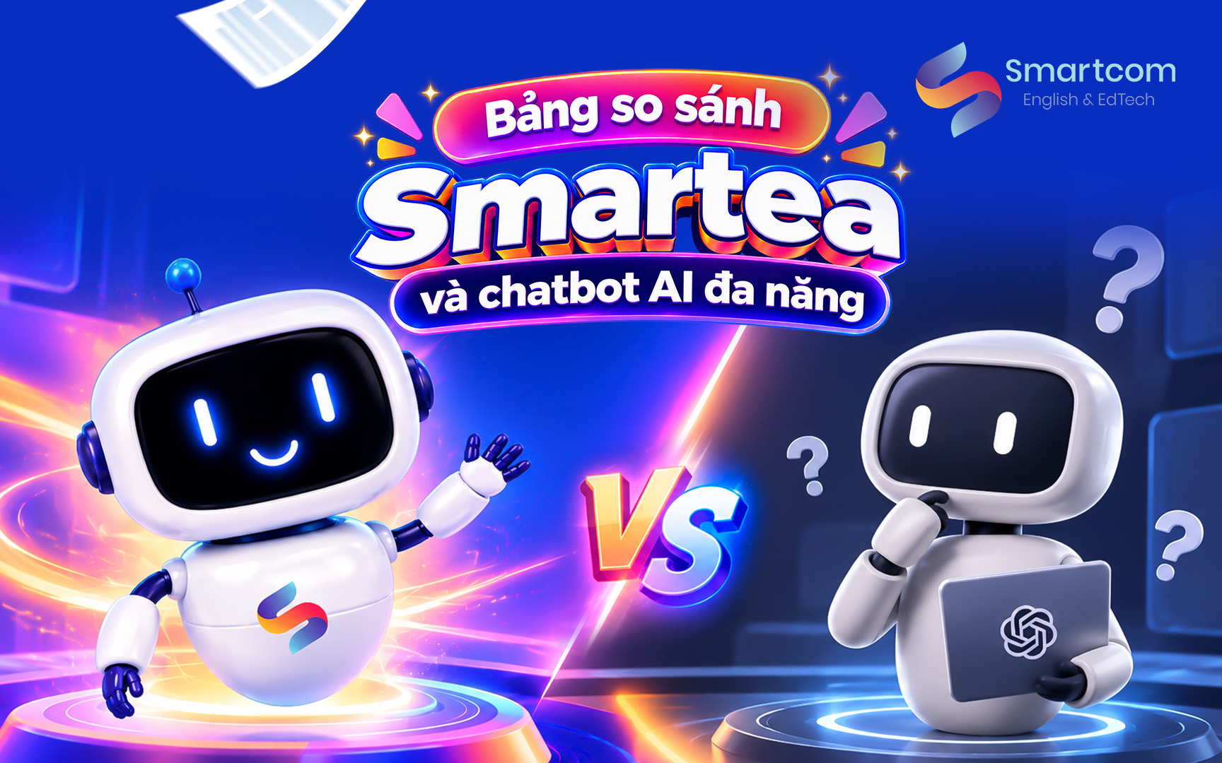 Bảng so sánh Smartea và chatbot AI đa năng Bảng so sánh Smartea và chatbot AI đa năng
