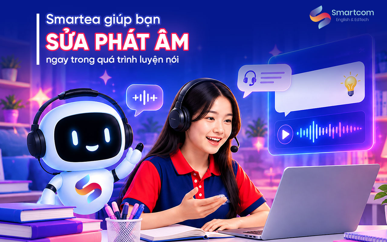 Smartea giúp bạn sửa phát âm ngay trong quá trình luyện nói Smartea giúp bạn sửa phát âm ngay trong quá trình luyện nói