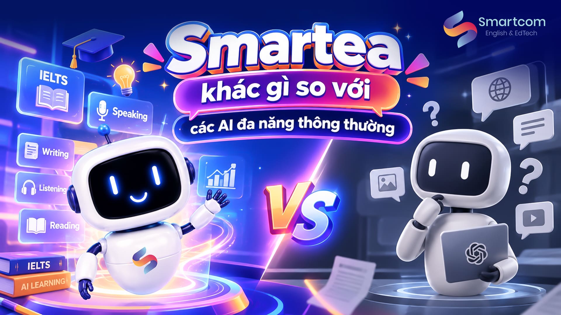 Smartea khác gì so với các Chatbot AI đa năng thông thường